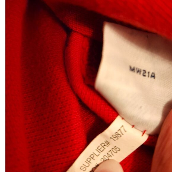 Polo by Ralph Lauren Men’s Red Polo Shirt Big Pony USA Crest Grommet Collar XL - Picture 11 of 13